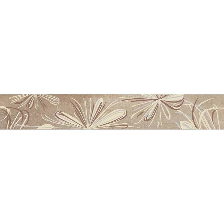 Бордюр Azori Sonnet 587891001 Beige Flower 6.2x50.5
