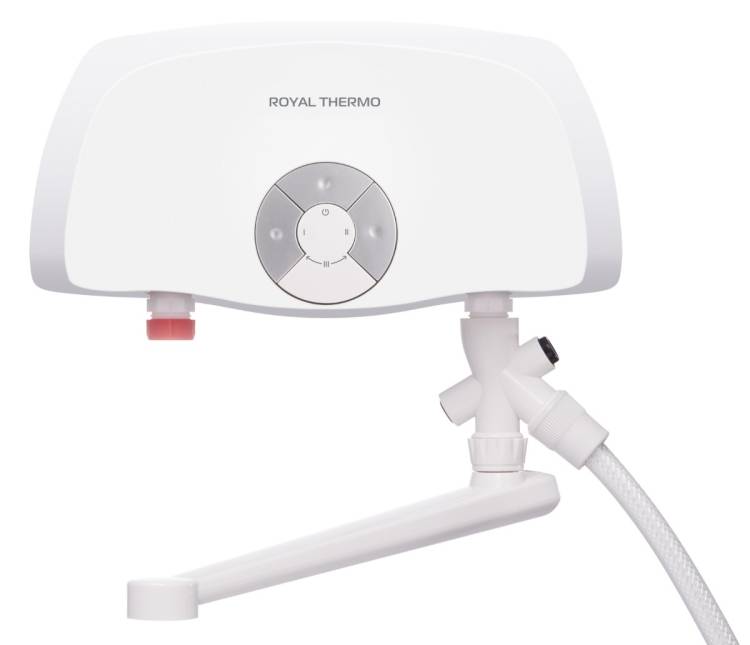Проточный водонагреватель Royal Thermo Smartfix T 3.5 kW, с краном