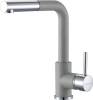Комплект Paulmark Praktisch PM105152-GR серый + Смеситель Paulmark Kassel Ka214311-310 для кухонной мойки, серый фото 5