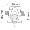 Встраиваемый светильник Technical Gyps Modern DL012-1-01W фото 2