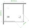 Душевой уголок Royal Bath HPD RB 9100 HPD-T 100x90 фото 4