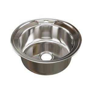 Мойка кухонная Mixline ML 528184 51x51 хром