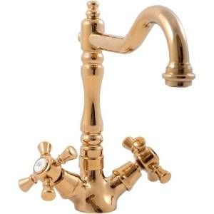 Смеситель для кухни Rav Slezak Morava Retro MK320.5/8Z золотой