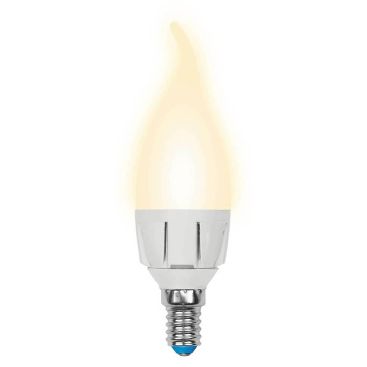 Светодиодная лампа Uniel LED-CW37 7W/3000K/E14/FR/DIM PLP01WH