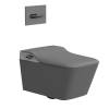 Унитаз подвесной Arrow AKB2130AG-2H Smart безободковый, с крышкой-сиденьем микролифт, с функцией биде, серый