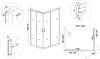 Душевой уголок Veconi Rovigo RV-14 120x80 фото 3