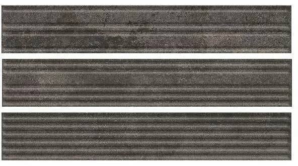 Клинкерная плитка Paradyz Carrizo Basalt Elewacja Struktura Stripes Mix Mat 40x6.6
