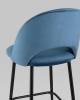 Стул полубарный Stool Group Меган Sn LV-122-H58-01P-01 Пыльно-синий фото 6