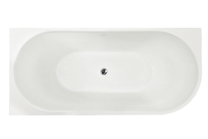 Акриловая ванна Royal Bath Riva RB610310L-CH левая, белая, 150x75
