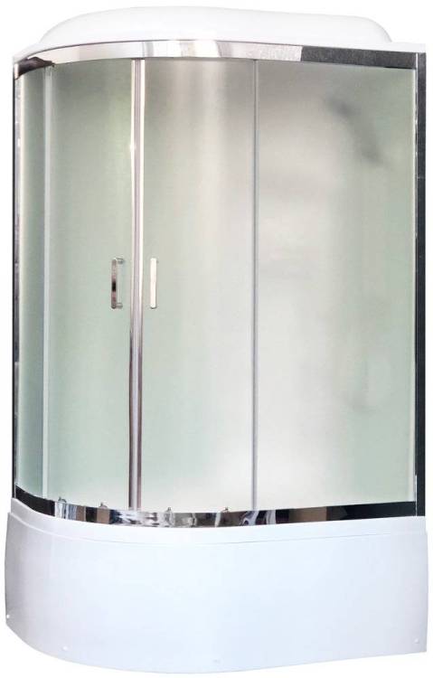 Душевая кабина Royal Bath RB8120BK3-WC-CH-R с высоким поддоном, с сиденьем