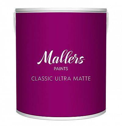 Краска интерьерная Mallers Classic Ultra Matte глубокоматовая база А 0.9 л