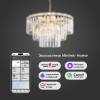 Люстра подвесная хрустальная Eurosvet Elegante 10130/8 золото/прозрачный хрусталь Strotskis Smart фото 4