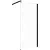 Душевая перегородка Alex Baitler AB29100B1 профиль черный, стекло прозрачное, 100x200