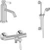 Душевой комплект Jacob Delafon Louise E24362-CP + E24364-CP + E24360-CP