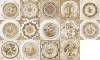 Декор Absolut Keramika Monocolor Mix Circle Classic Cream 10x10