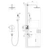 Душевая система Timo Saona SX-2379/00SM хром фото 4