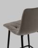 Стул полубарный Stool Group Одди Diamond AV 443PB-Cst-9005(PP) темно-серый, велюр фото 7