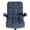 Кресло компьютерное Tetchair Lugano 21801 темно-синий, ткань teddy фото 7