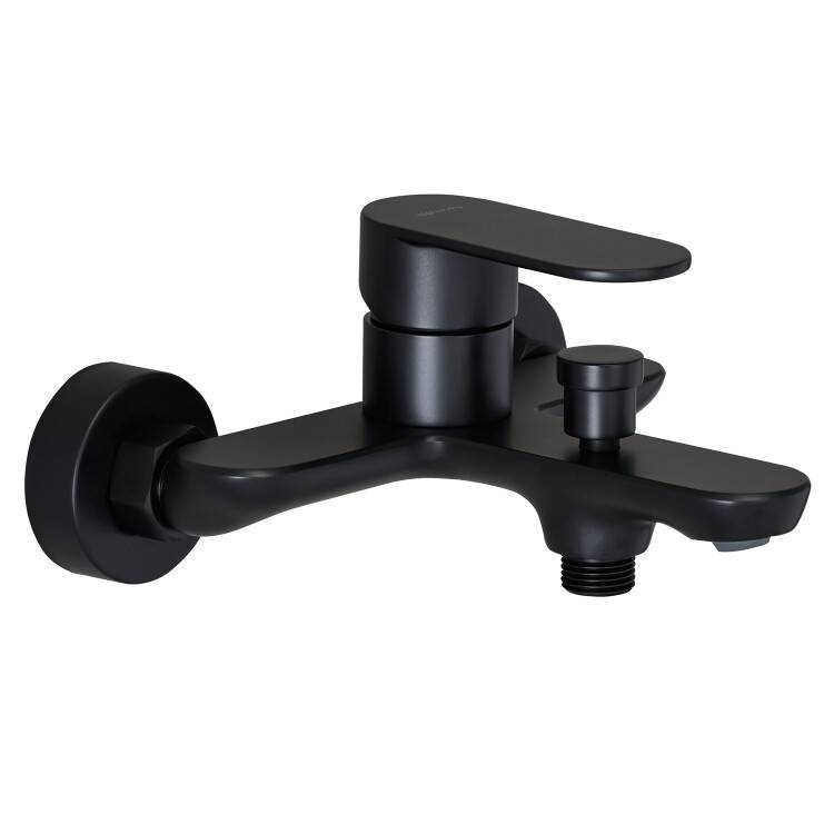 Смеситель для ванны Splendy Rest RE203N2K215BM на 2 потребителя, черный матовый