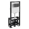 Система инсталляции для унитазов Wasserkraft Dill 61TLT.010.ME.MB02 клавиша черный матовый
