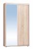 Шкаф-купе с зеркалом ГЛАЗОВ МЕБЕЛЬ Sherlock 00-00004217 303 Дуб Сонома
