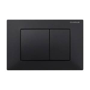 Кнопка смыва CHARUS MINIMALISTA FP.310.DW.01 двойной смыв, черный