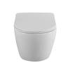 Унитаз подвесной BelBagno Uno BB7306CHR/SC безободковый, с сиденьем микролифт, белый фото 6