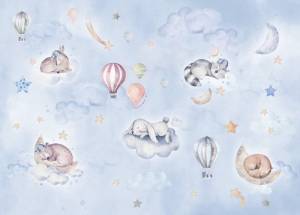 3D Фотообои Artegrafico «Сладкие сновидения» KID-041 акварель