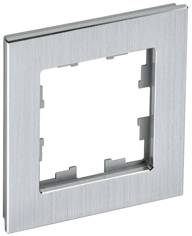 Рамка 1-постовая IEK Brite BR-M12-M-K47 алюминий