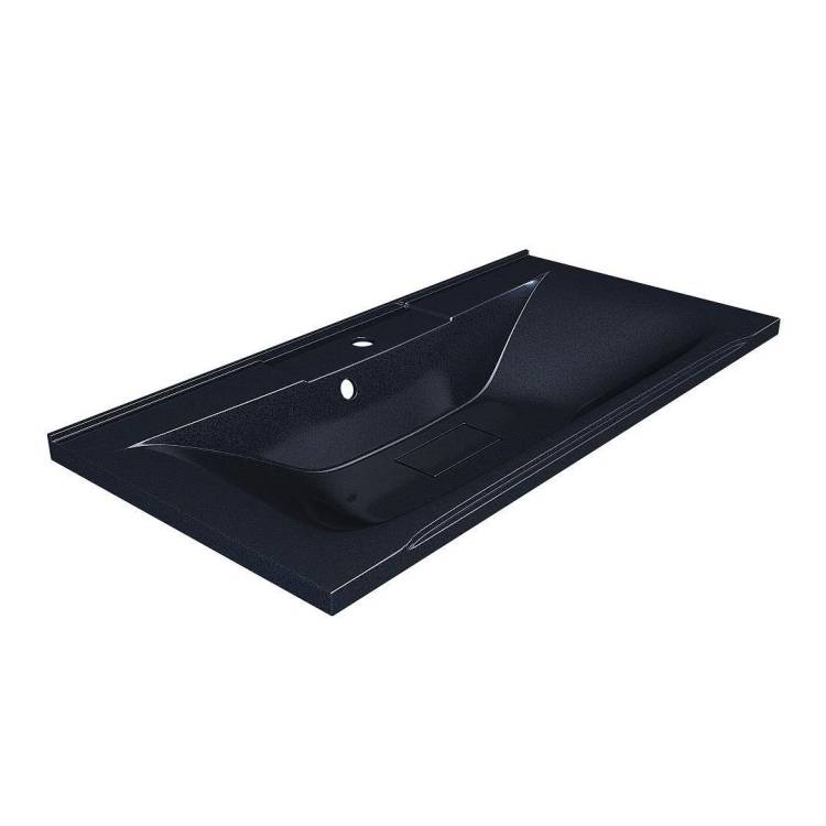 Раковина Uperwood Elen 291120426 черный металл, 89.6x44.5
