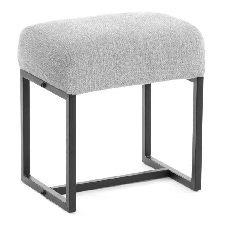 Пуф Tetchair Charli lux 25118 VT shape silver, велюр, букле