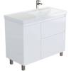 Тумба с раковиной Aquanet Nova Lite 2.0 90 R 365929 Белый глянец