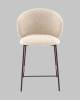 Стул полубарный Stool Group Блейз LV-109-S112-P-8019 капучино, каркас серо-коричневый, букле фото 3