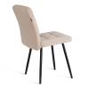 Стул Tetchair Medeo LT 25226 бежевый, черный, велюр фото 3