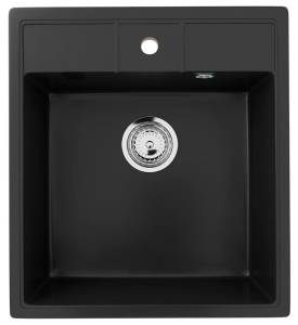 Мойка кухонная Uperwood Simple (Симпл) UPD-305-344 ультра-черный, 45x50