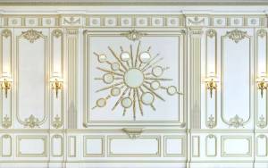 3D Фотообои Artegrafico «Стена в стиле арт деко» DR-006 песок