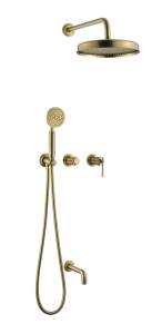 Душевой комплект Boheme Eterna 174-2-MG Matt Gold