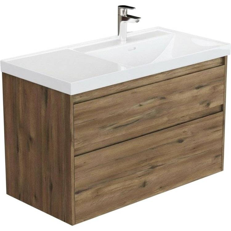 Тумба с раковиной Aquanet Nova Lite 2.0 90 R 365928 Дуб рустикальный