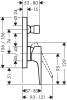 Смеситель для ванны с душем Hansgrohe Metropol 74545000 фото 5