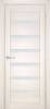 Межкомнатная дверь экошпон Мариам Техно 707, остекленная, сандал бежевый 700x2000