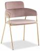 Стул Stool Group Полин FDC6085 MISTY ROSE FUT-64 велюр розовый