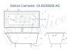 Чугунная ванна Delice Camelot DLR230616-AS 180x80, с антискользящим покрытием, без ножек фото 8