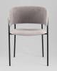 Кресло Stool Group Нэлли AV 486-L80-9005 буклированный велюр серый фото 3