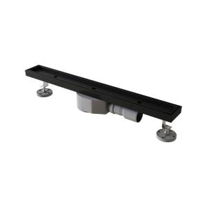 Душевой лоток RGW SDR-08B 21210812-014 черный, под плитку, 120 см