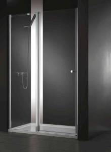 Душевая дверь в нишу Cezares ELENA-W-B-12-120-C-Cr профиль хром, стекло прозрачное, 120x195