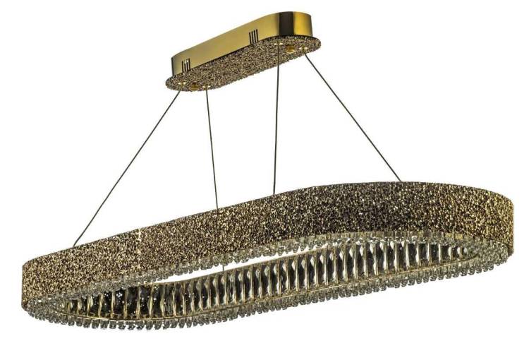 Люстра подвесная хрустальная светодиодная Dio D`arte Elite Neuron L 1.5.100x35.100 G