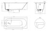 Ванна из искусственного камня Salini Ornella Kit S-Stone 170x80, матовая фото 6