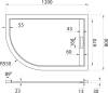 Поддон для душа Cezares TRAY-AS-RH-120/80-30-W-R 120x80 R, с сифоном, белый фото 4