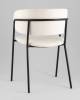 Кресло Stool Group Нэлли AV 486-L10-9005 буклированный велюр белый фото 6