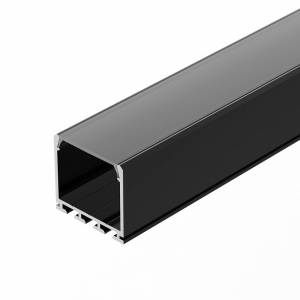 Профиль для светодиодной ленты Arlight PLS-LOCK-H25-2000 ANOD Black 028123